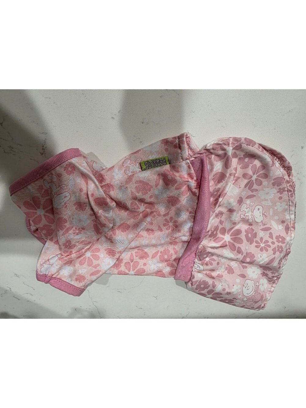 Peanuts Snoopy Pet Dress Small Pink flower dog dress Easter